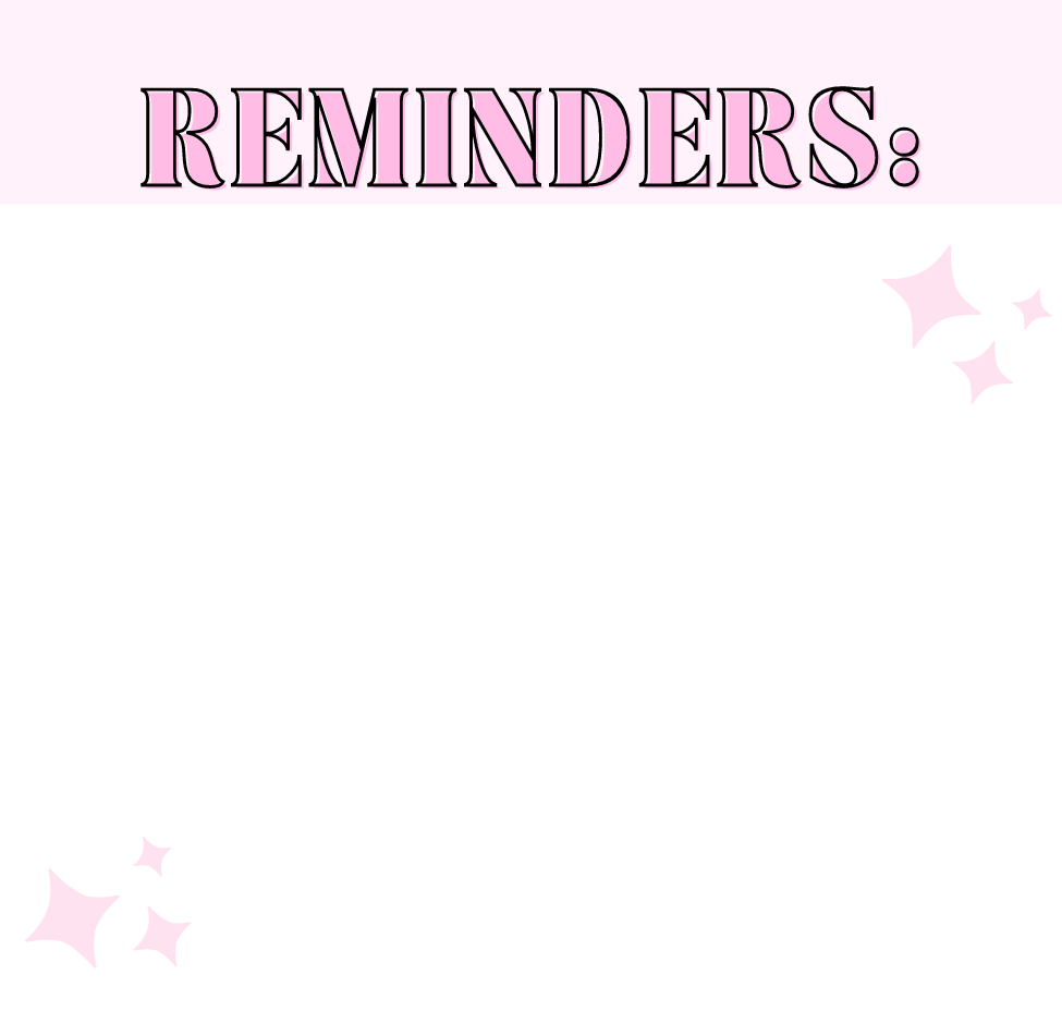 Pink Reminders