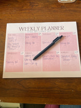 Load image into Gallery viewer, Weekly Planner Pad